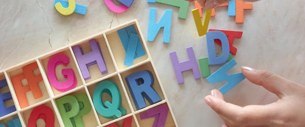 sorting letters of the alphabet